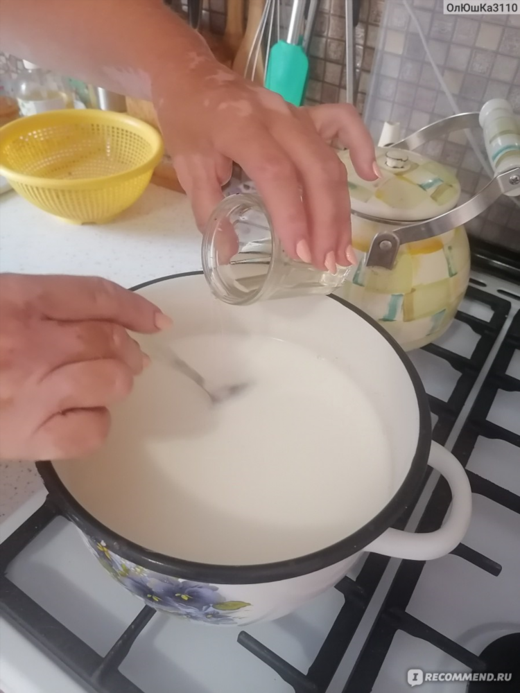 Приготовление сыра с пепсином в домашних условиях из коровьего молока