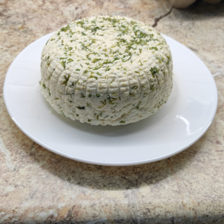 Сыр домашний из молока и сметаны