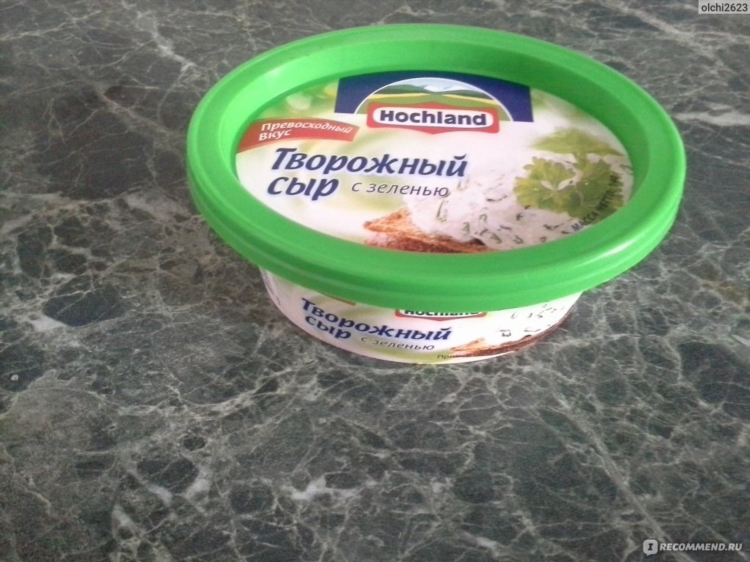 Творожный сыр из творога с зеленью